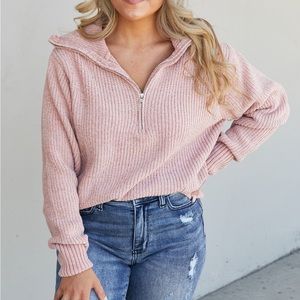 HYFVE Sweet Sugar Quarter-Zip Knit Pullover